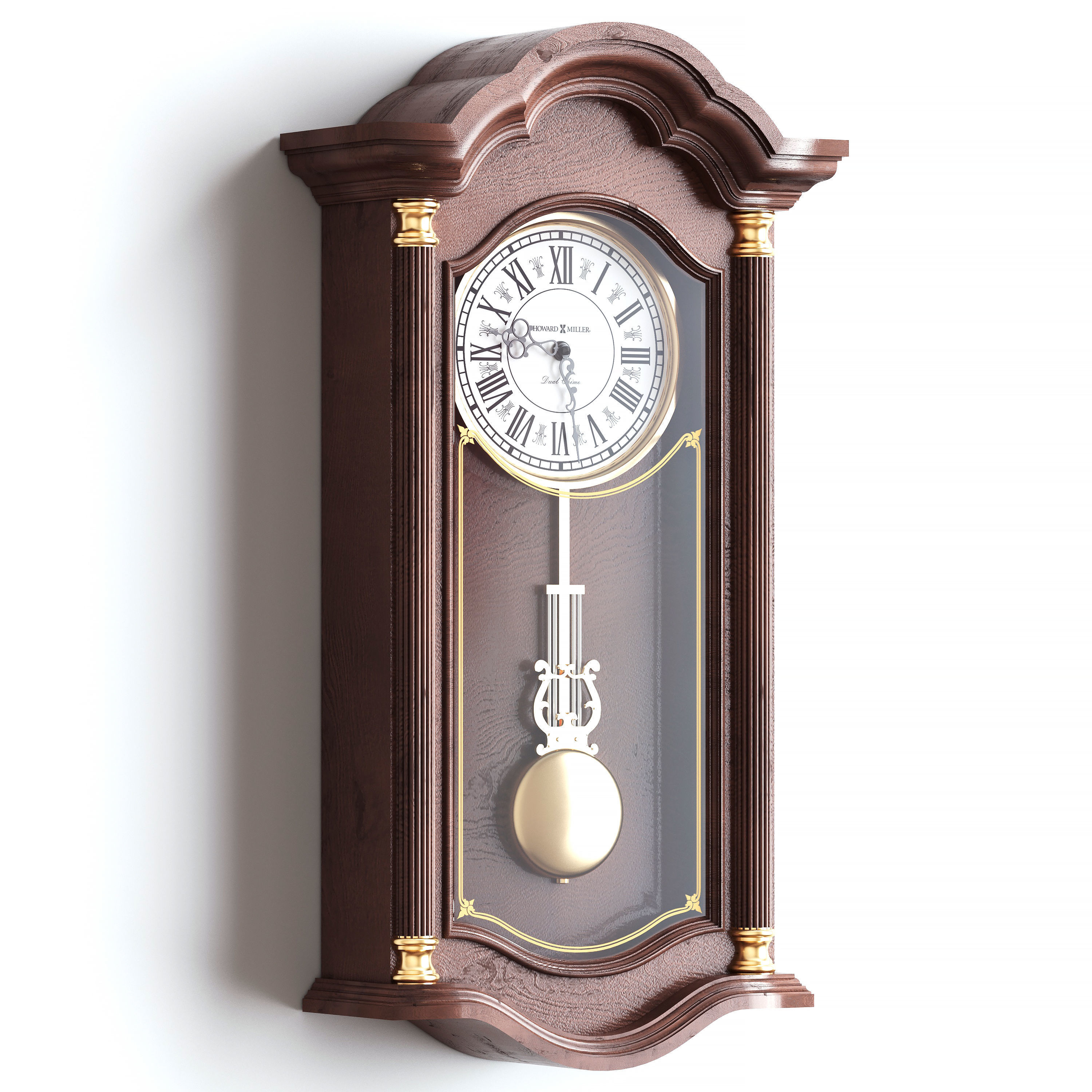 Howard Miller Lambourn I Wall Clock 3D model_1