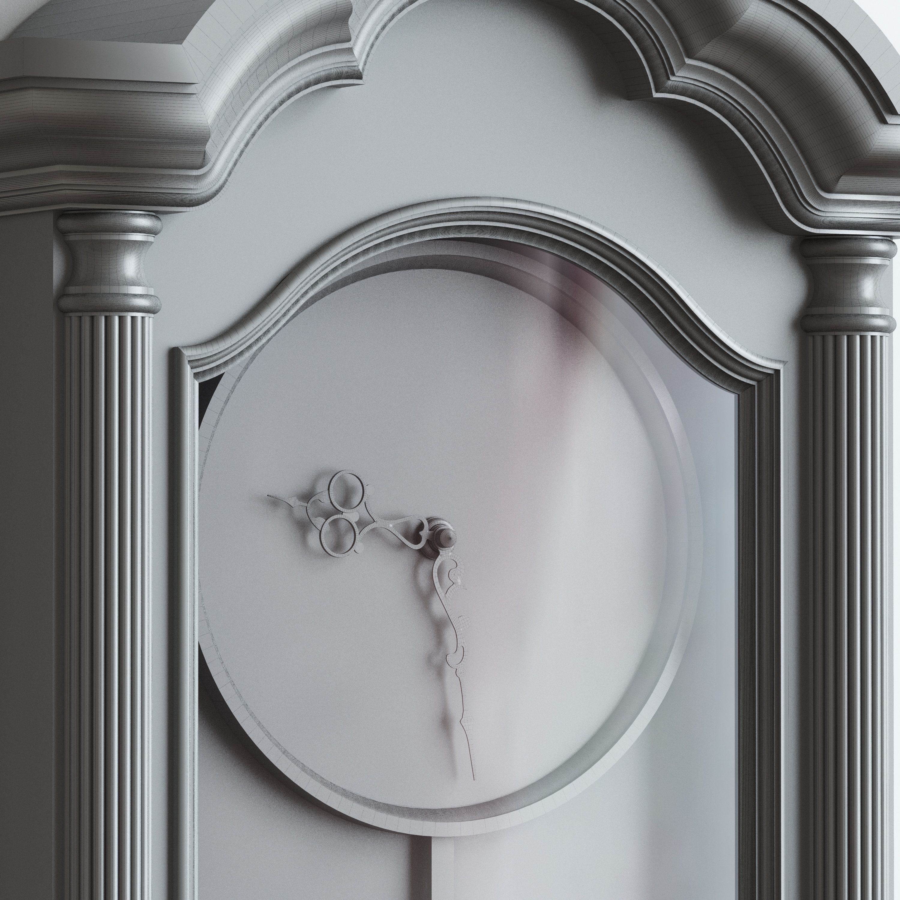 Howard Miller Lambourn I Wall Clock 3D model_4