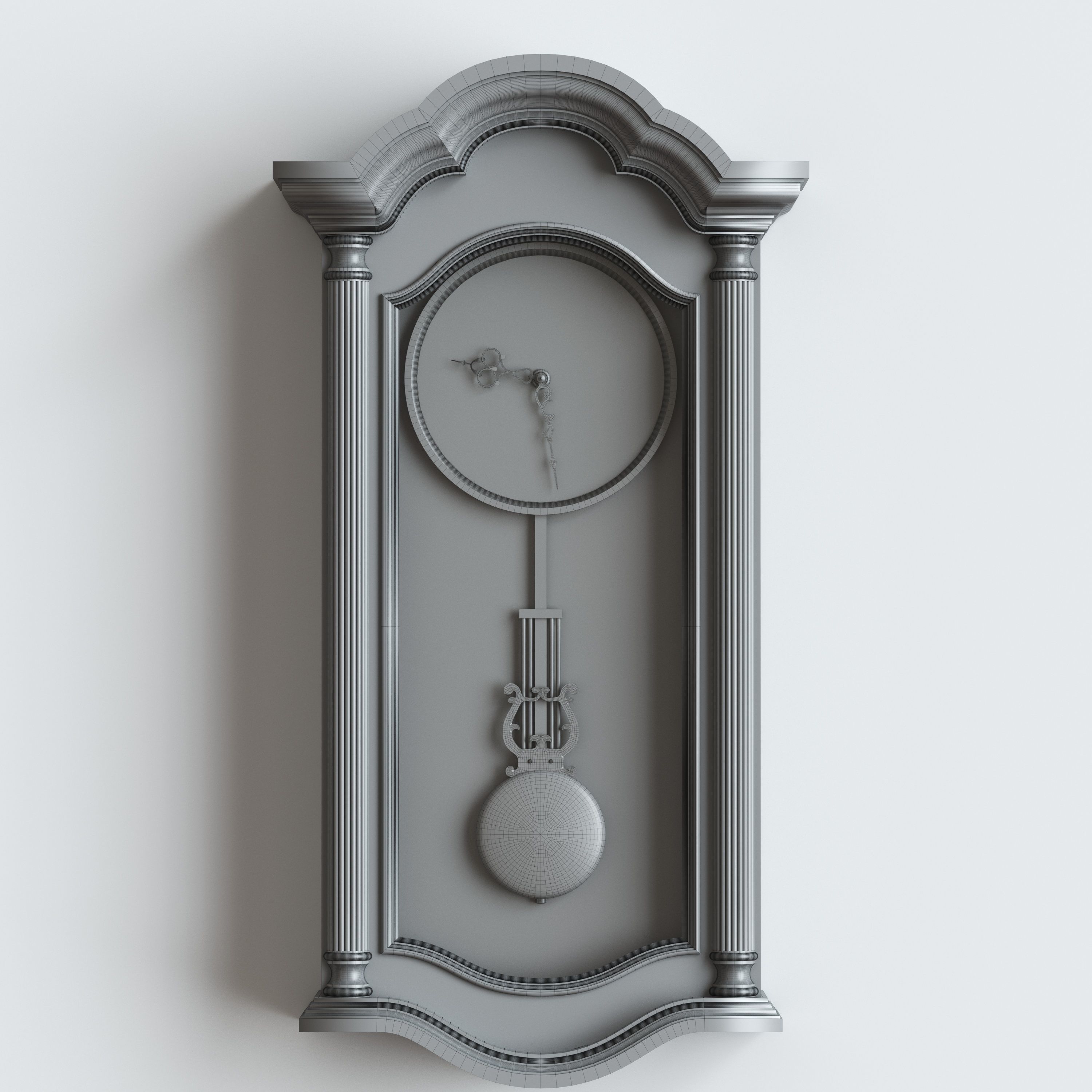Howard Miller Lambourn I Wall Clock 3D model_3