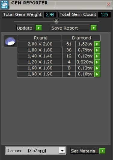 ring with many stones 3D print model_4