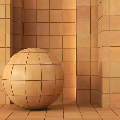 Cube Wood Texture 4K - Seamless