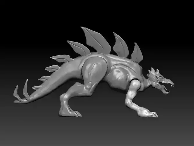 Jurassic part Stegospinus prototype figure