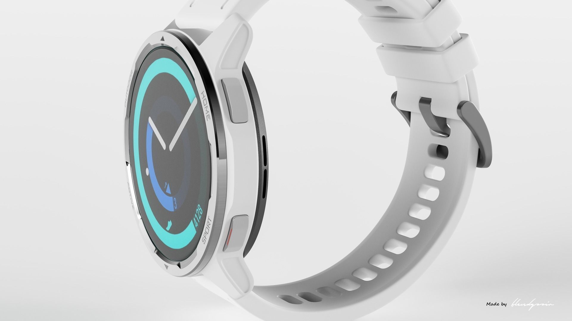 XIAOMI WATCH S1 ACTIVE 3D model_4