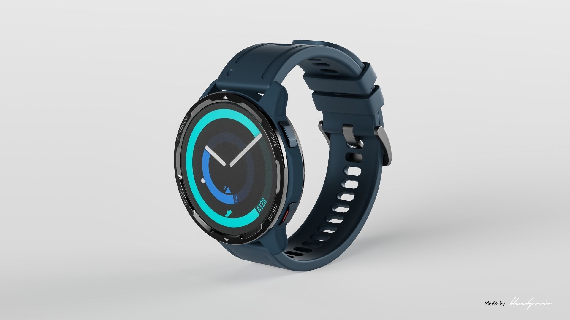 XIAOMI WATCH S1 ACTIVE 3D model_1