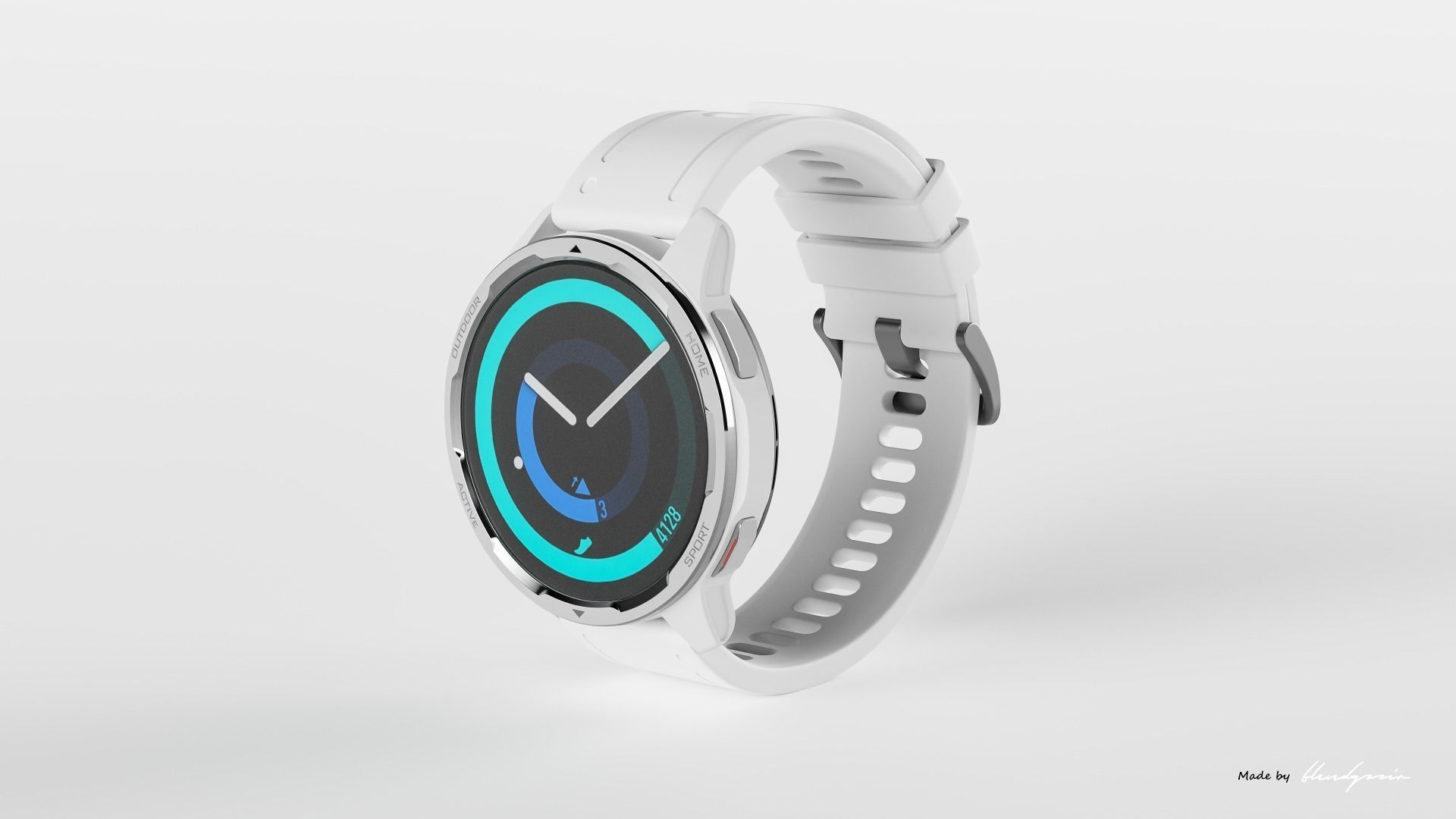 XIAOMI WATCH S1 ACTIVE 3D model_2
