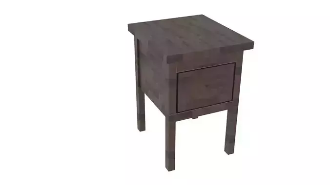 Bedside table 03 3D model