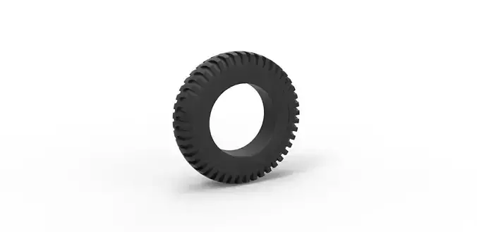 Military tire 7 Scale 1 to 10