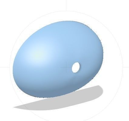 Whashbasin round bathroom sink 3D model_2