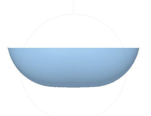 Whashbasin round bathroom sink 3D model_1