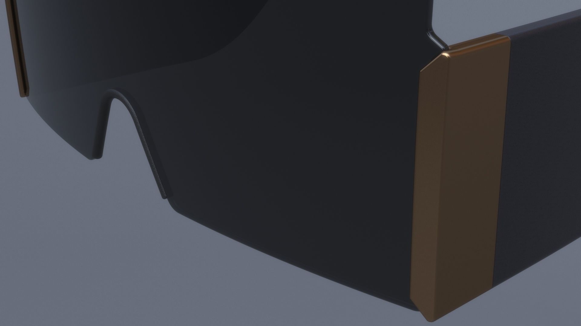 Sci fi glasses and helmet pack x9 3D Model Collection_49