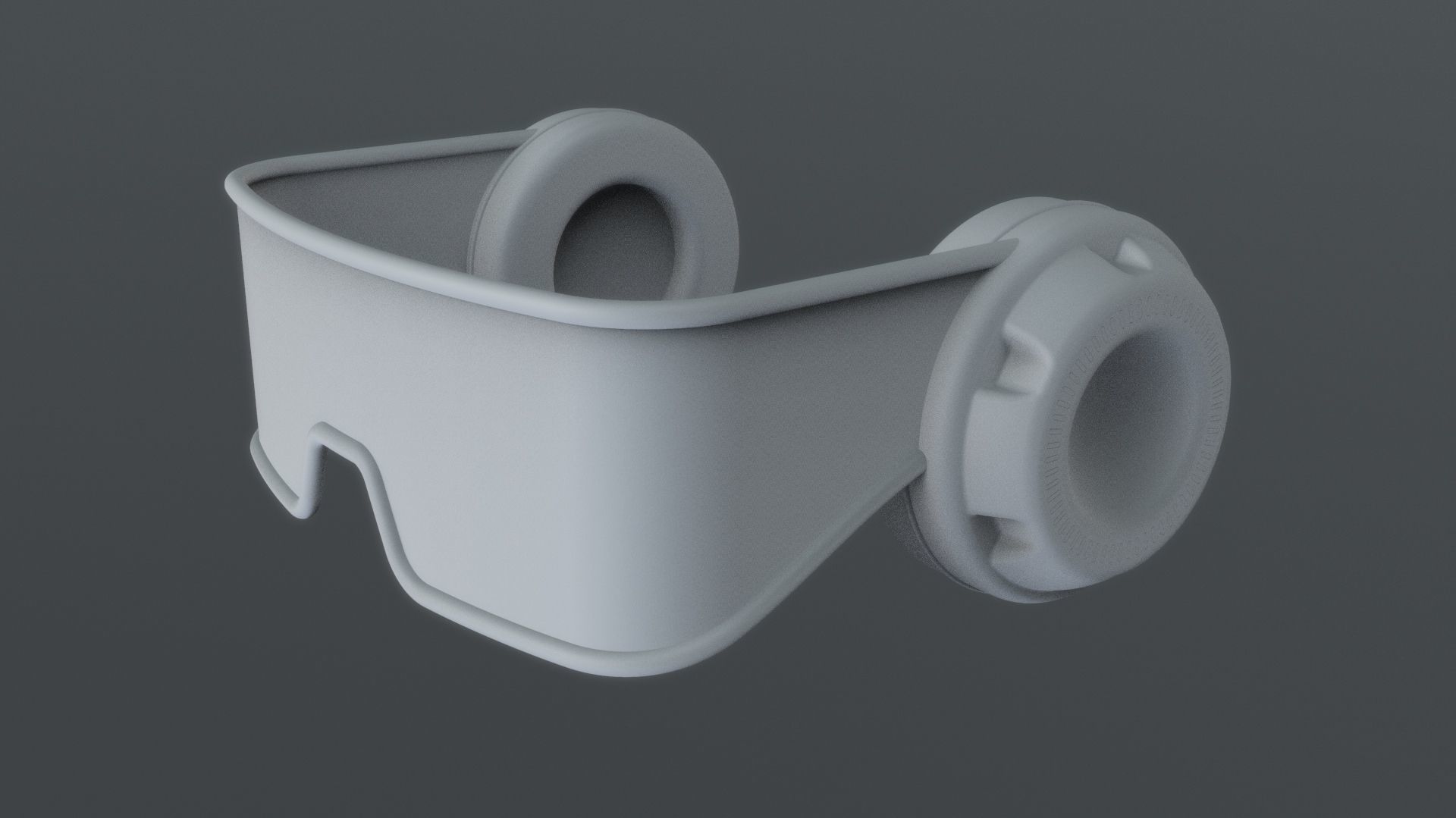 Sci fi glasses and helmet pack x9 3D Model Collection_59