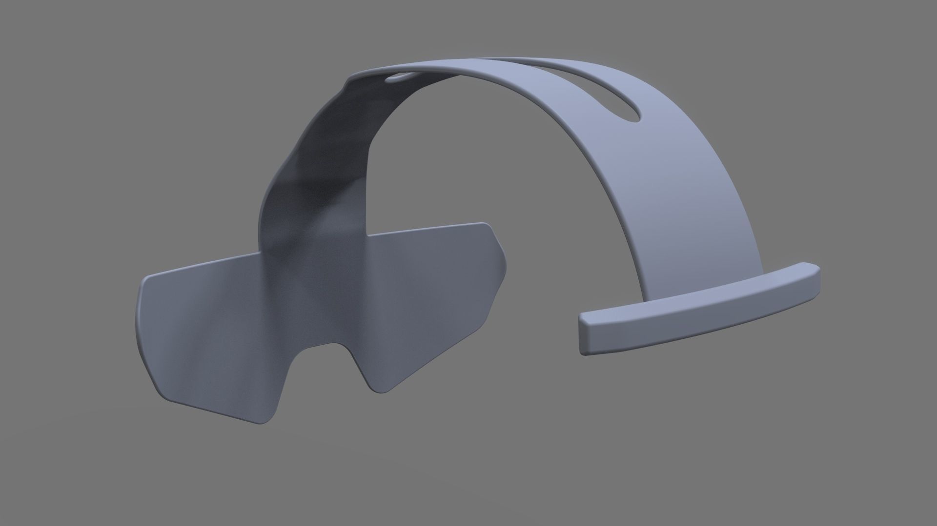 Sci fi glasses and helmet pack x9 3D Model Collection_63