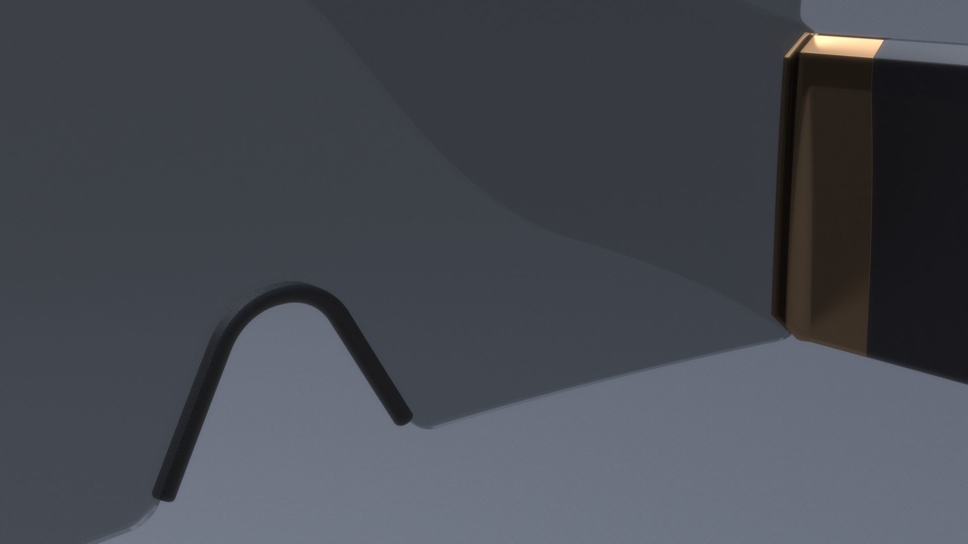 Sci fi glasses and helmet pack x9 3D Model Collection_48