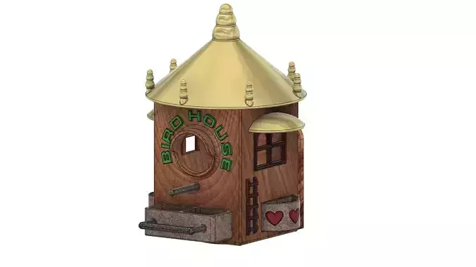 Bird House 3  3D print model