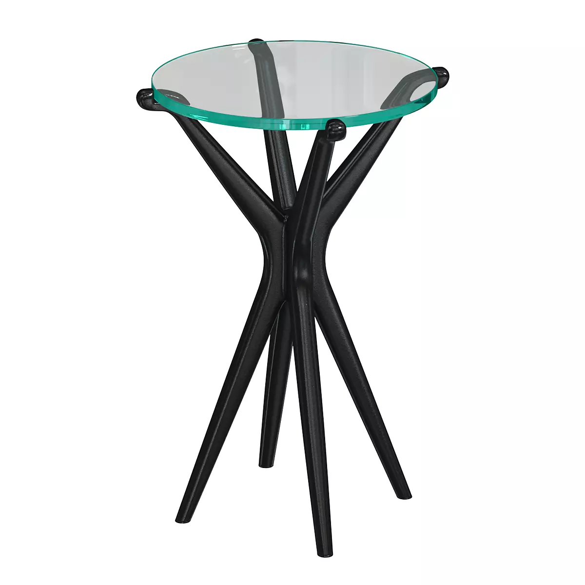 Glass top table 3D model_0