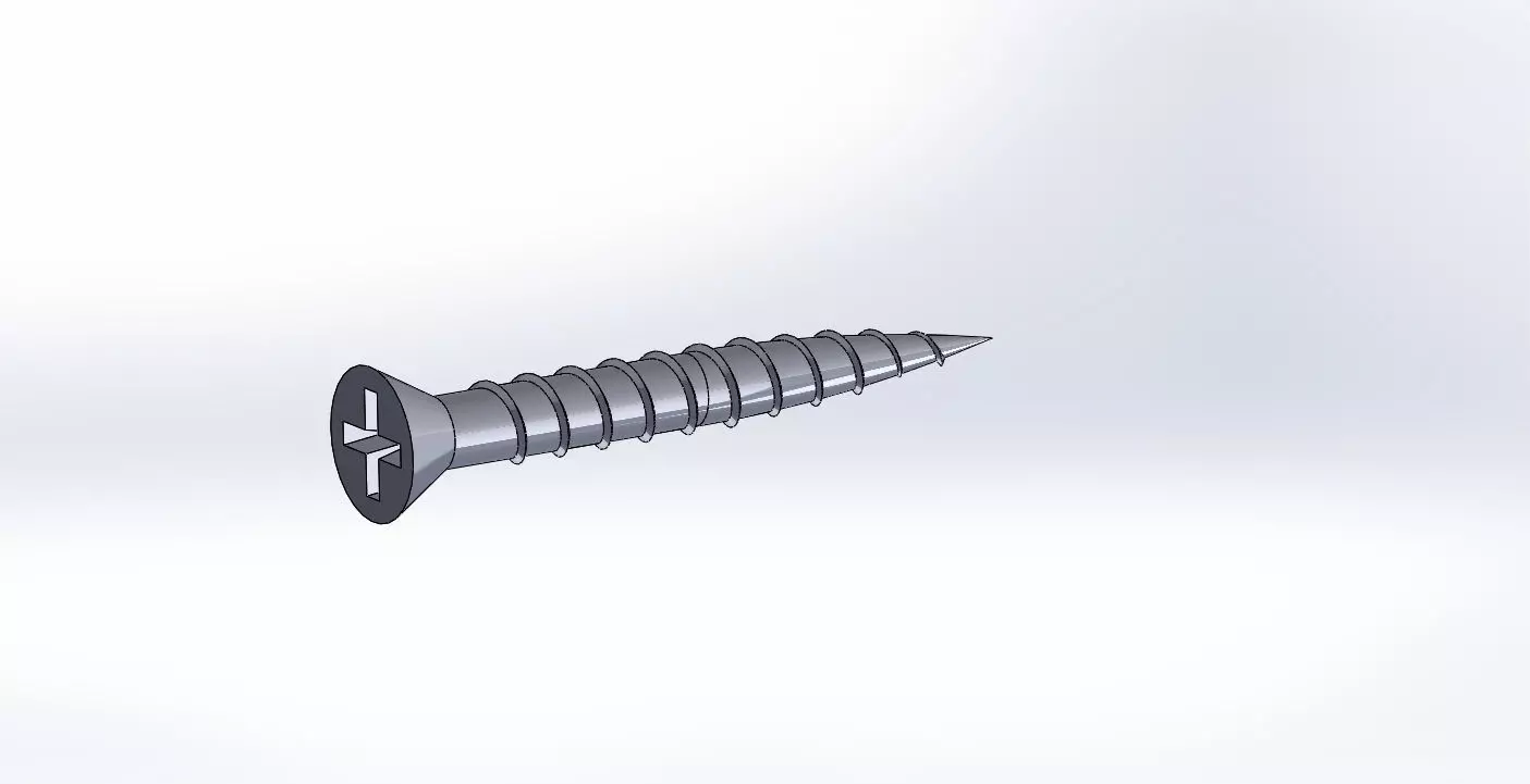  screw design 3D model_0