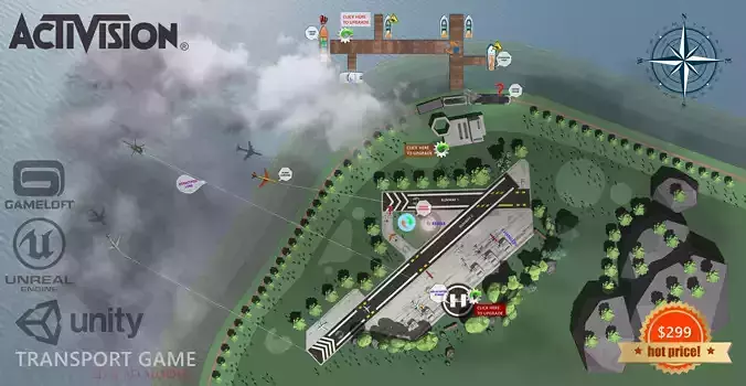 Empire MAP Low-poly 3D model