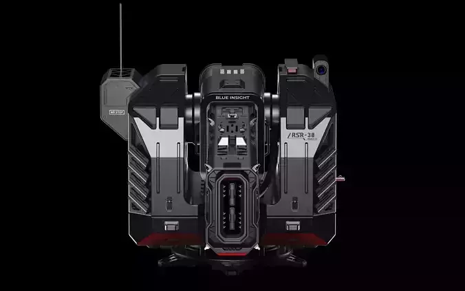 Scifi Laser Turret 3D model