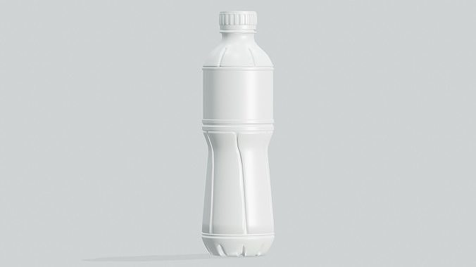Plastic Water Bottle Mockup 3D model