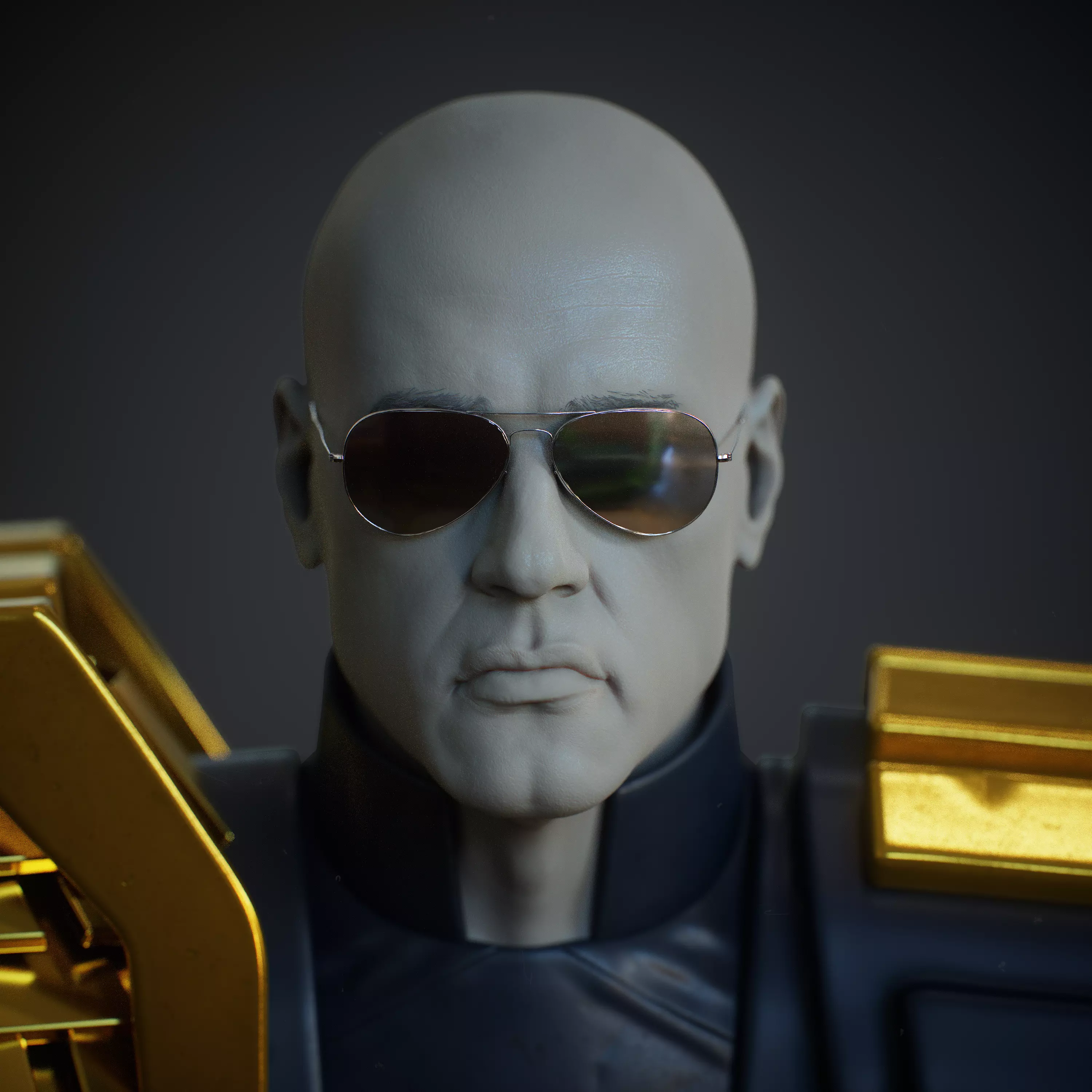 Stallone Likeness Updated 3D model_3