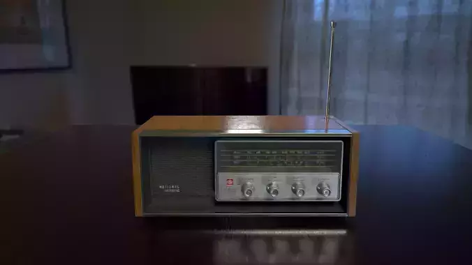 Vintage wood radio - National Radiosonic RE-7370 A