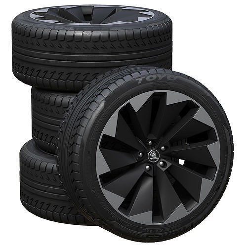 Skoda wheels 3D model