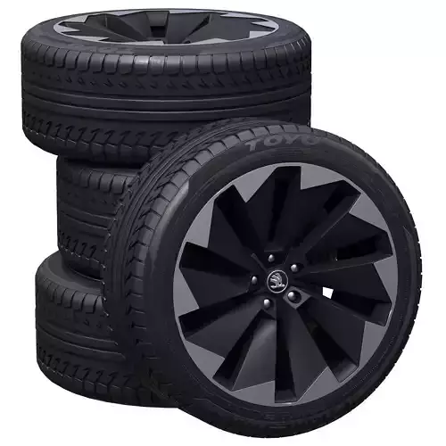 Skoda wheels 3D model