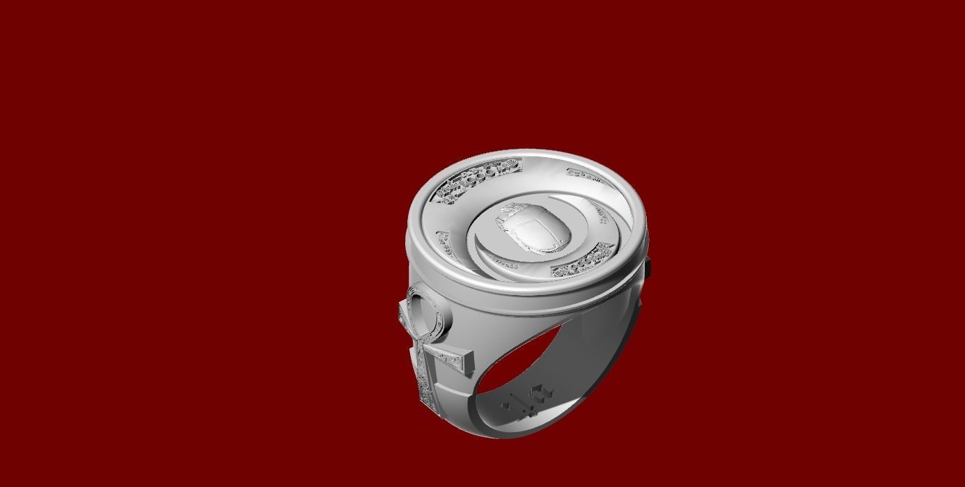 Moon Knight Ring 3D print model_2