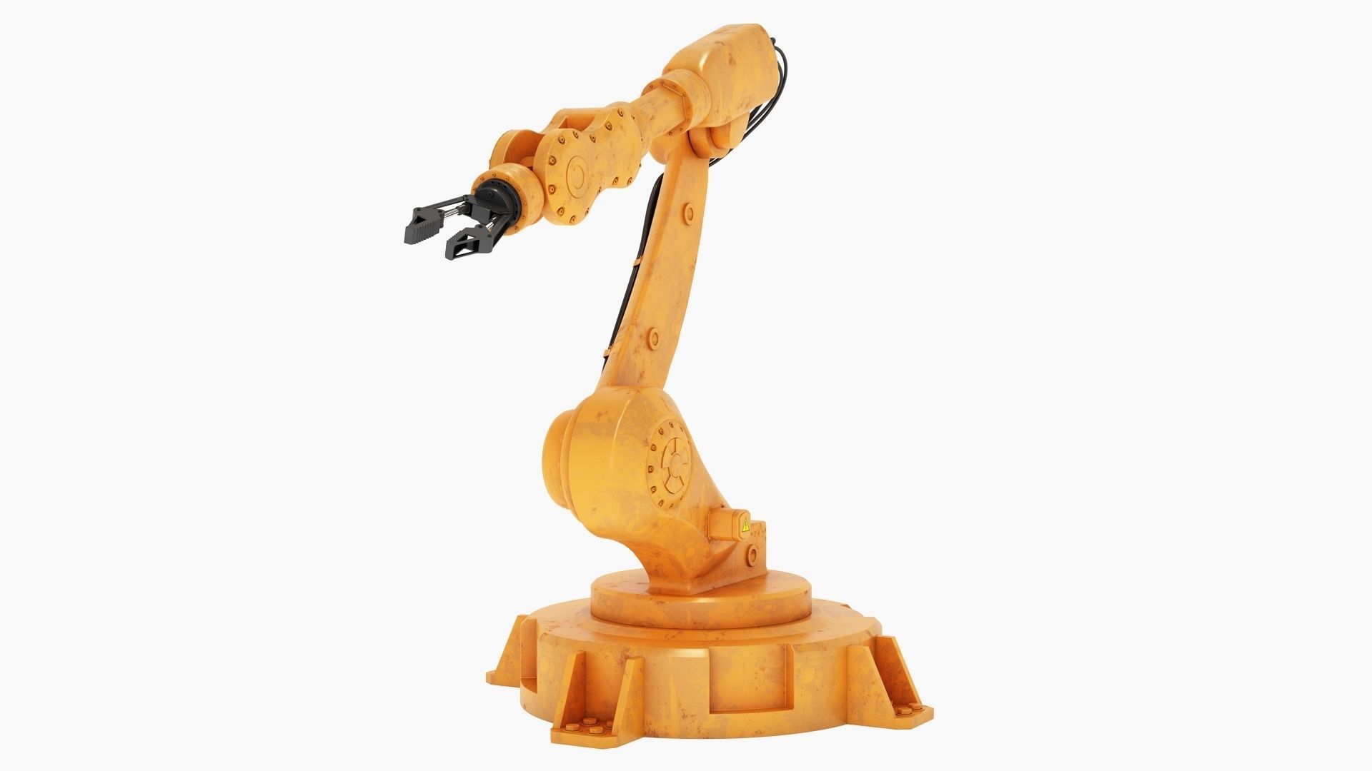 Industrial Robotic Arm 3D model_1