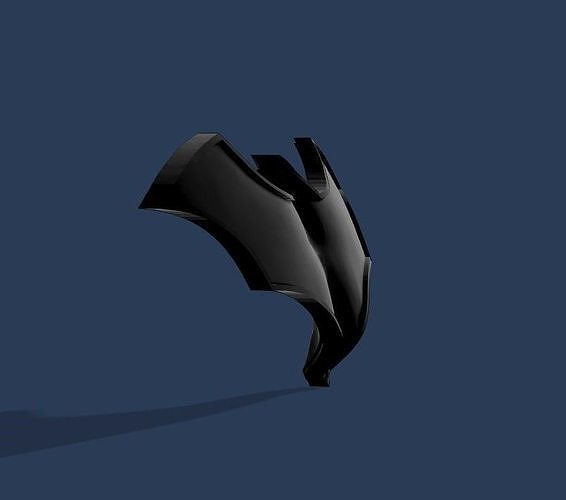 Rebirth Batman Contoured Chest Emblem 3D print model