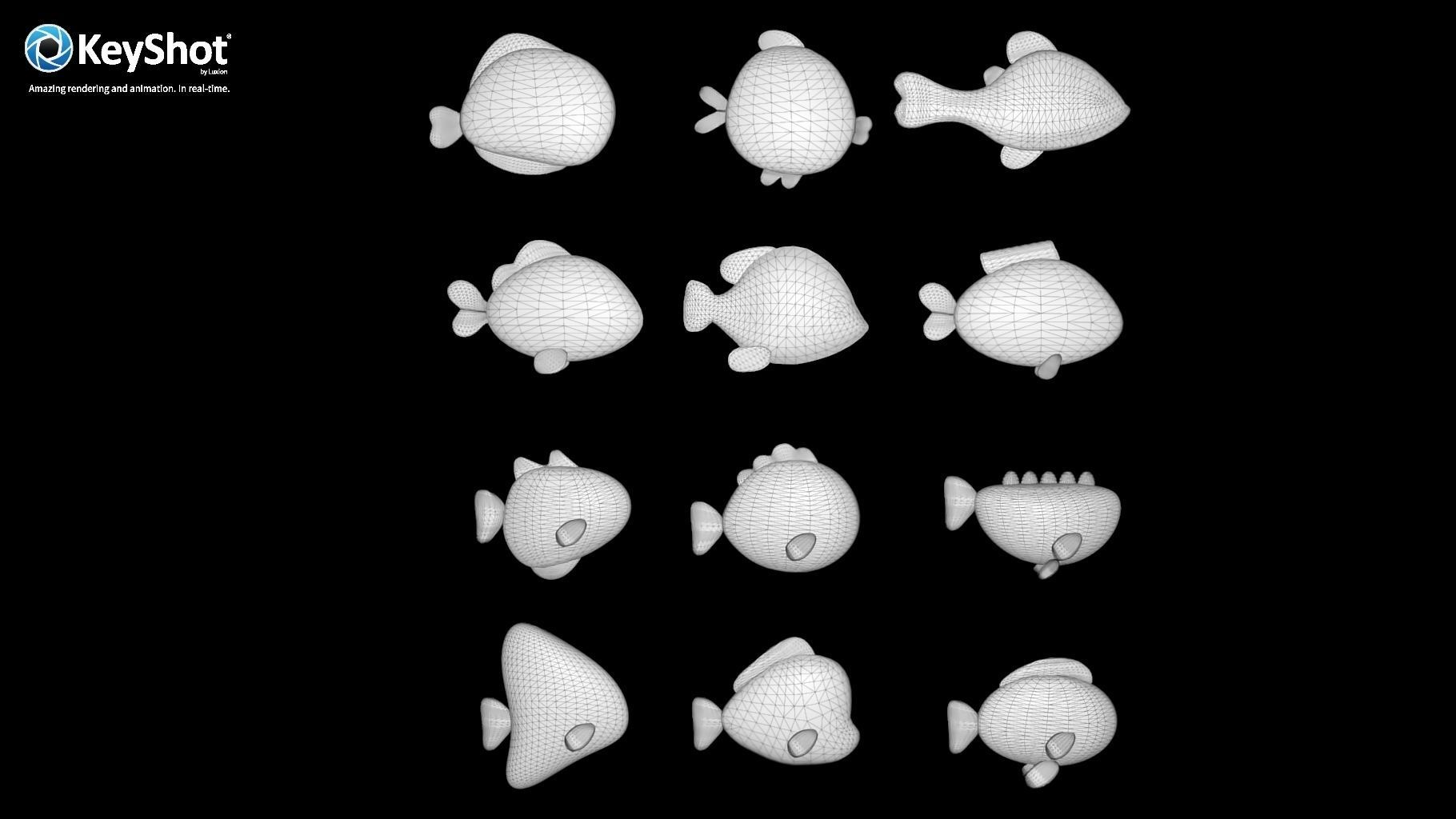 Fish Sea Collection Low-poly 3D model_2