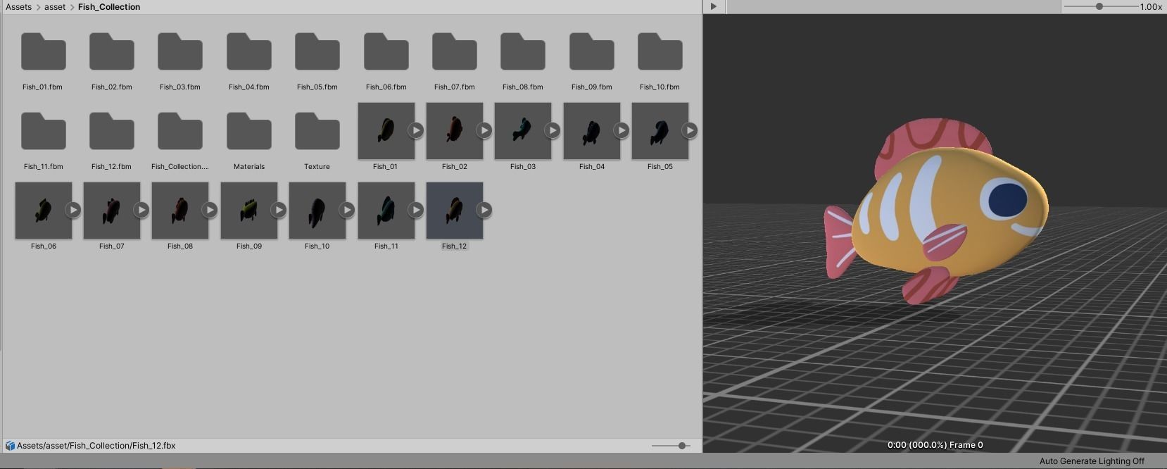 Fish Sea Collection Low-poly 3D model_5