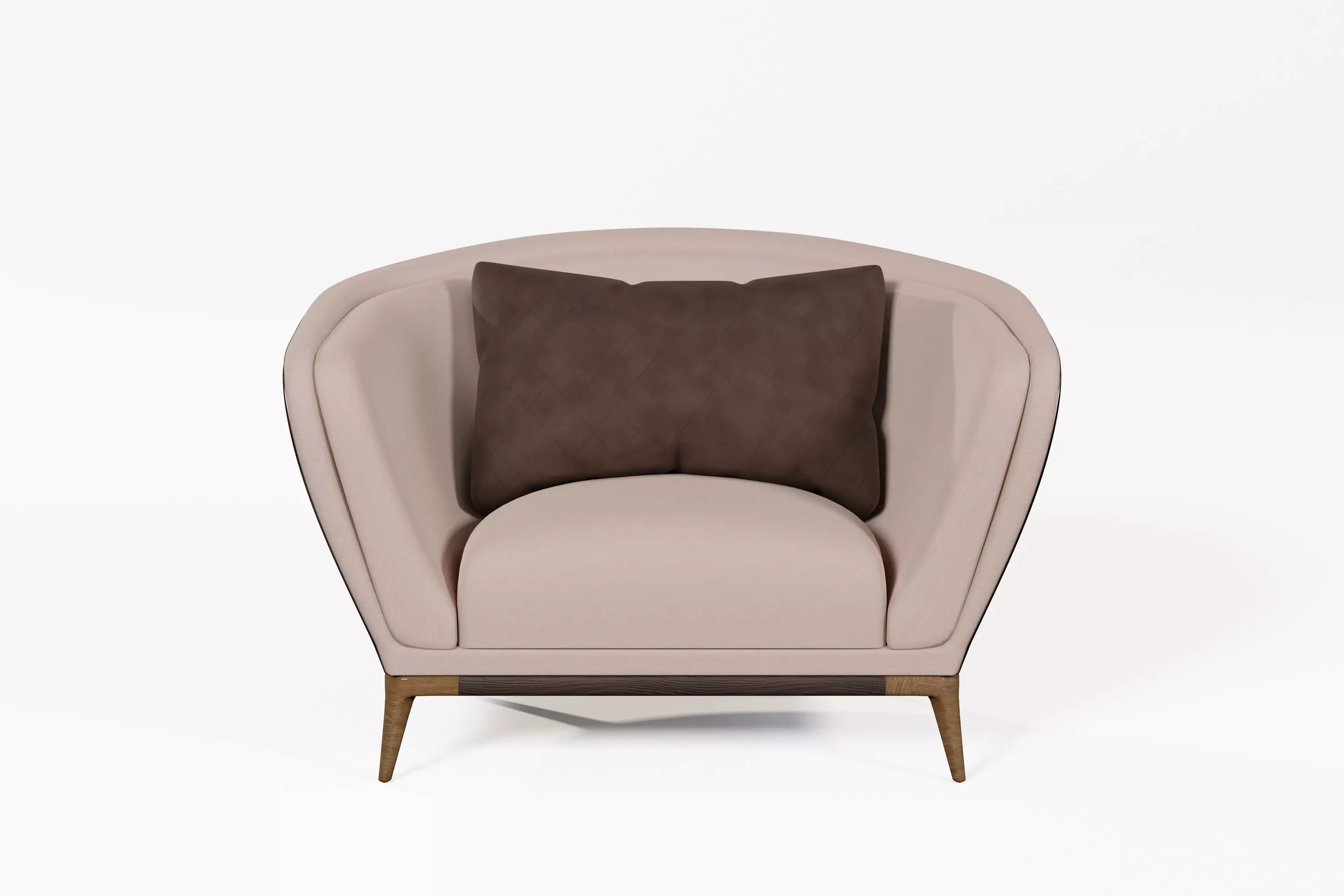 Modern Design Armchair 3D model_0