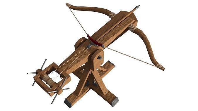 Medieval Ballista  Low-poly 3D model