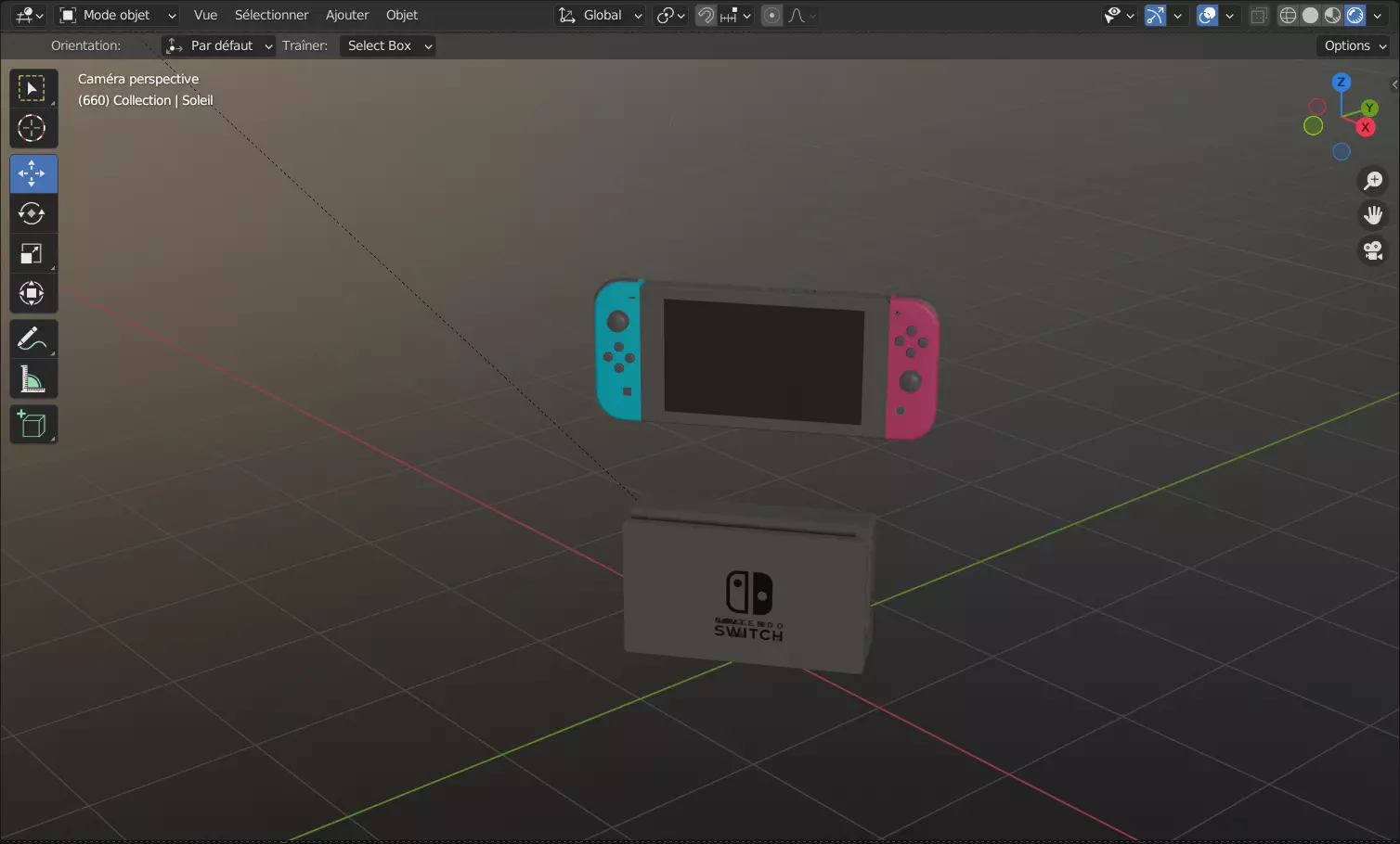 nintendo switch Free 3D model