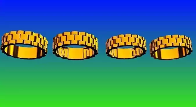 4 Rings four metal