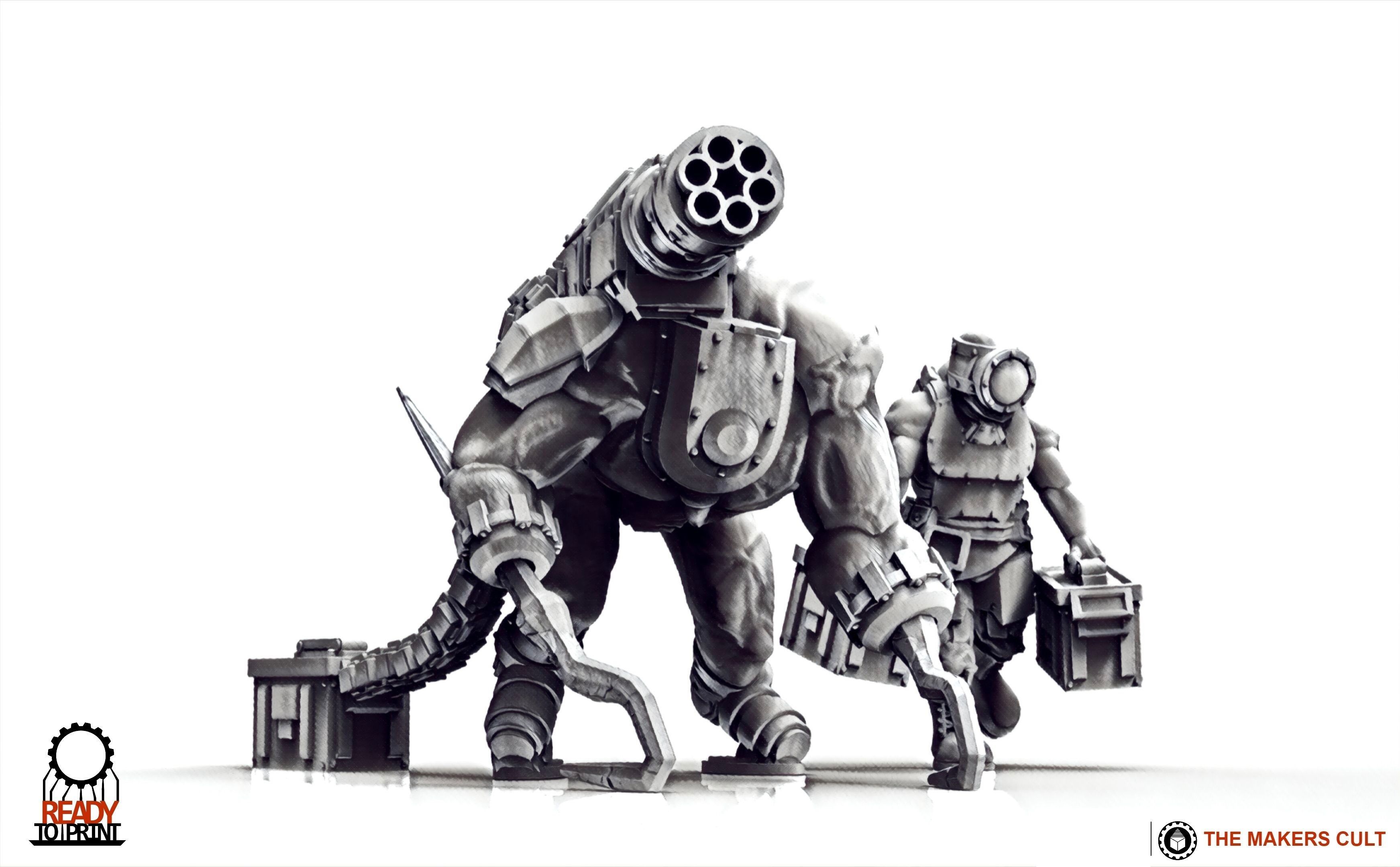 Cyberzerkers - Heavy Weapon Squads 3D print model_6