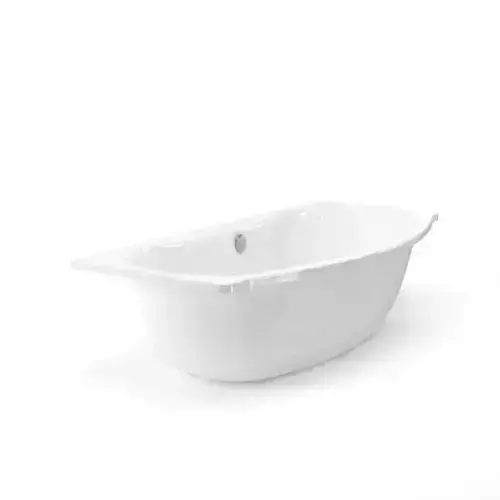 White Deep Bathtub