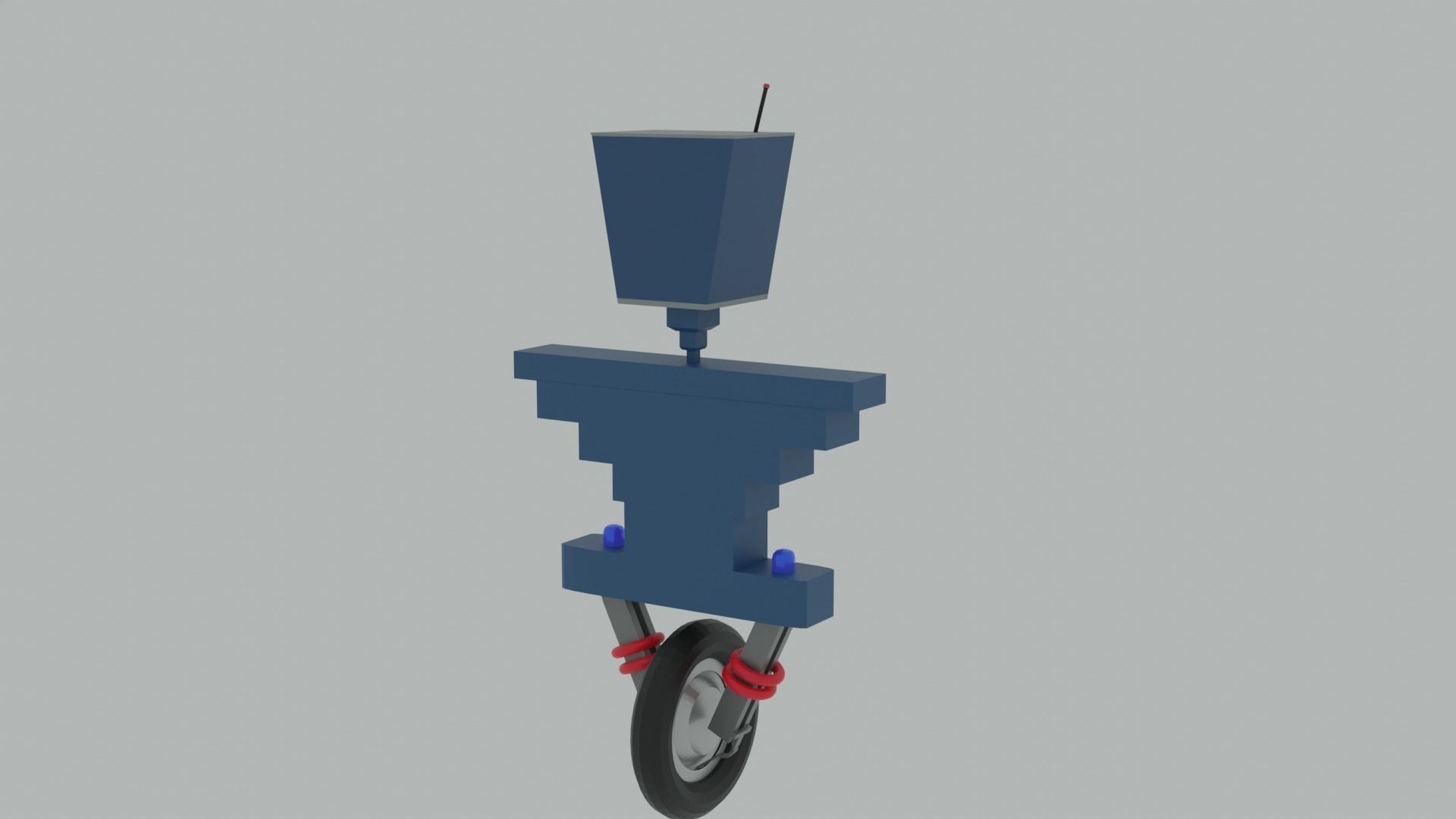 Mr Robot Free low-poly 3D model_2