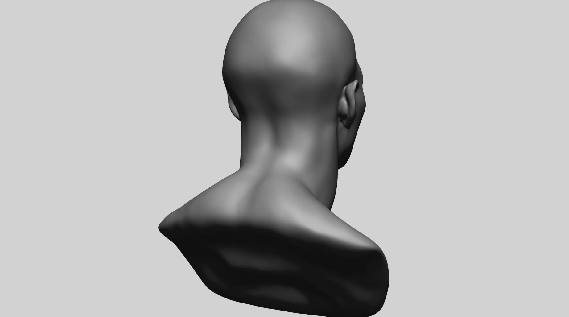 Speed Sculpt - Male Head 3D model_13