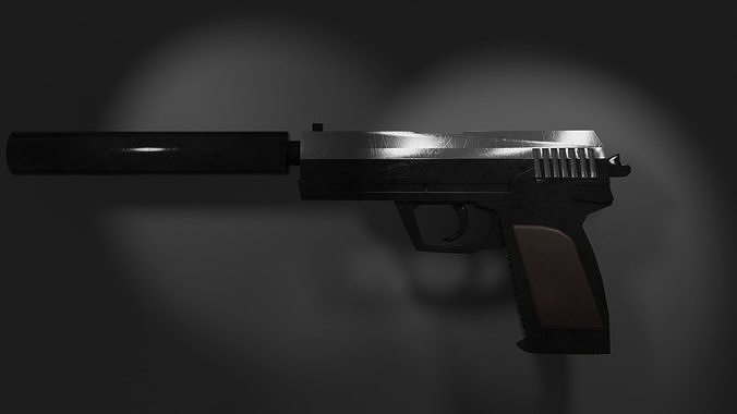 USP LowPoly free Free low-poly 3D model