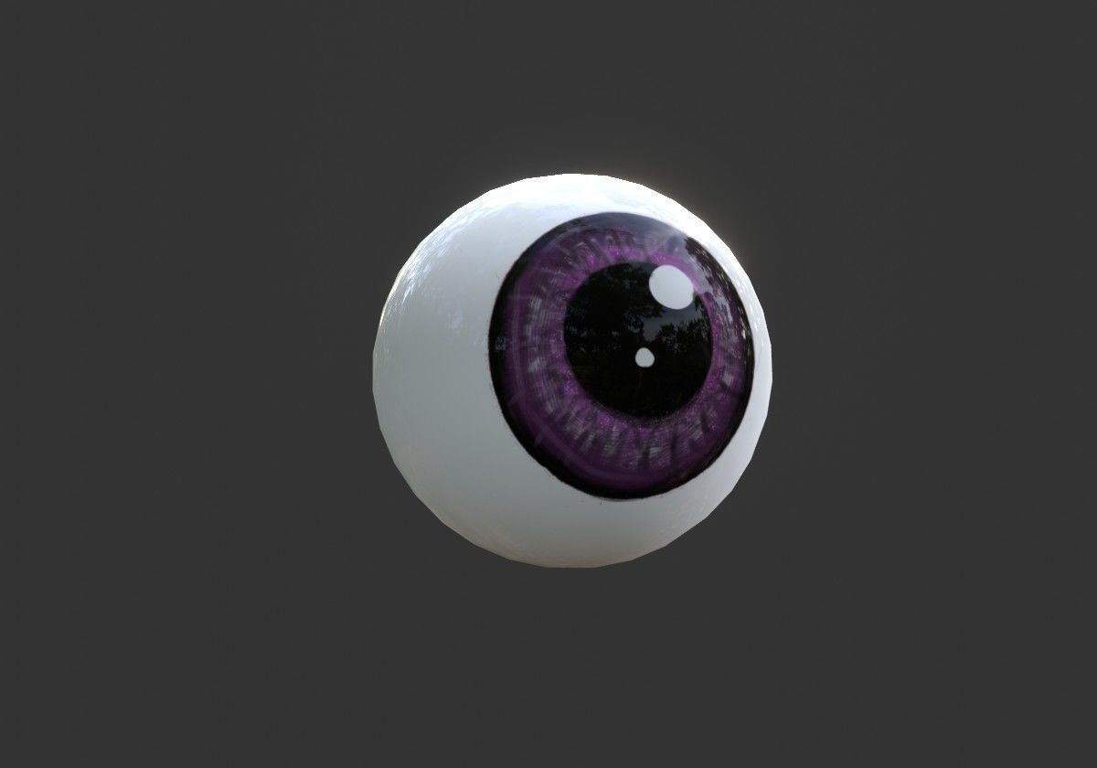 12 eyeballs pair pack 3D model_9