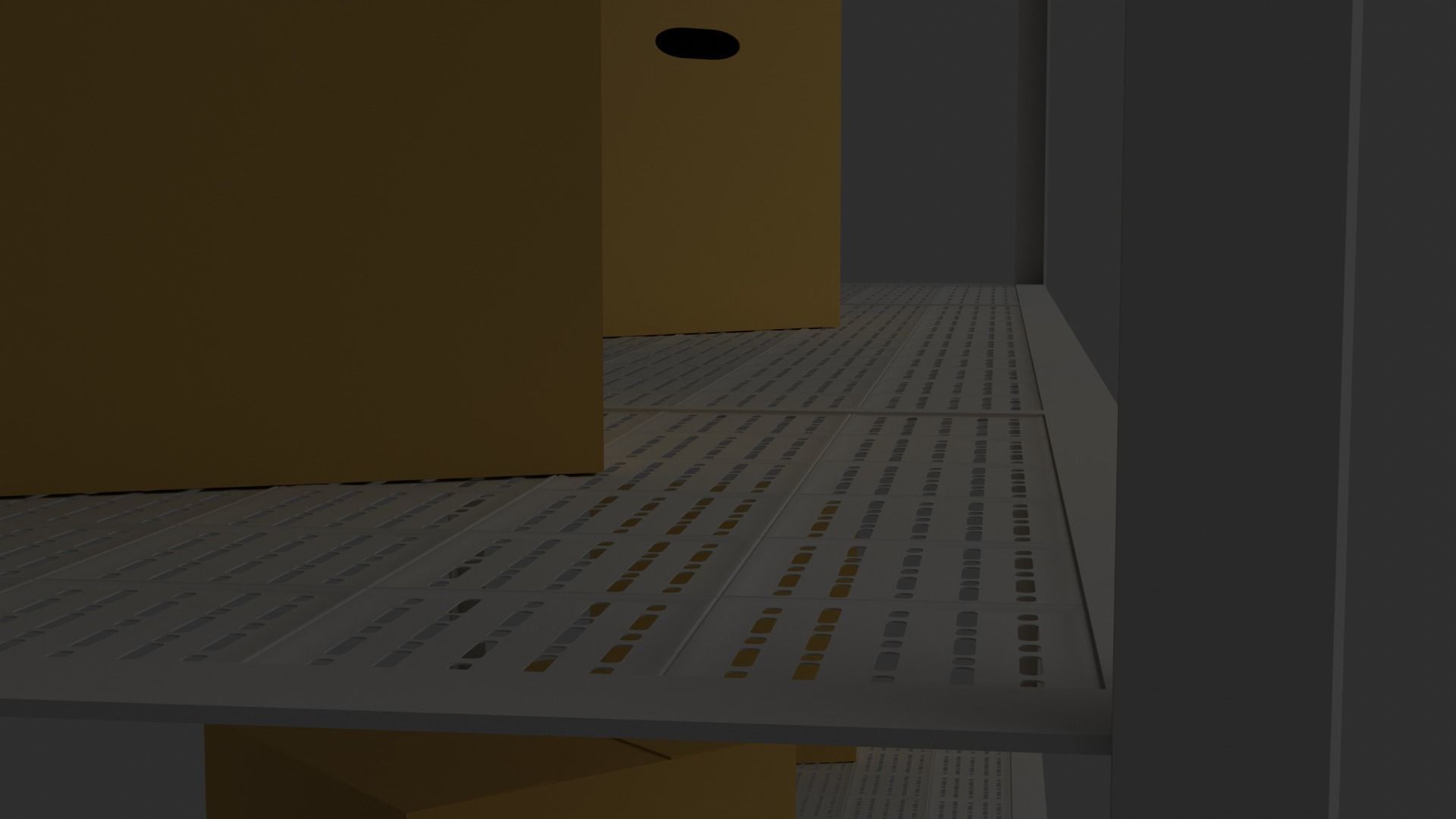 Warehouse rack 3D model_1