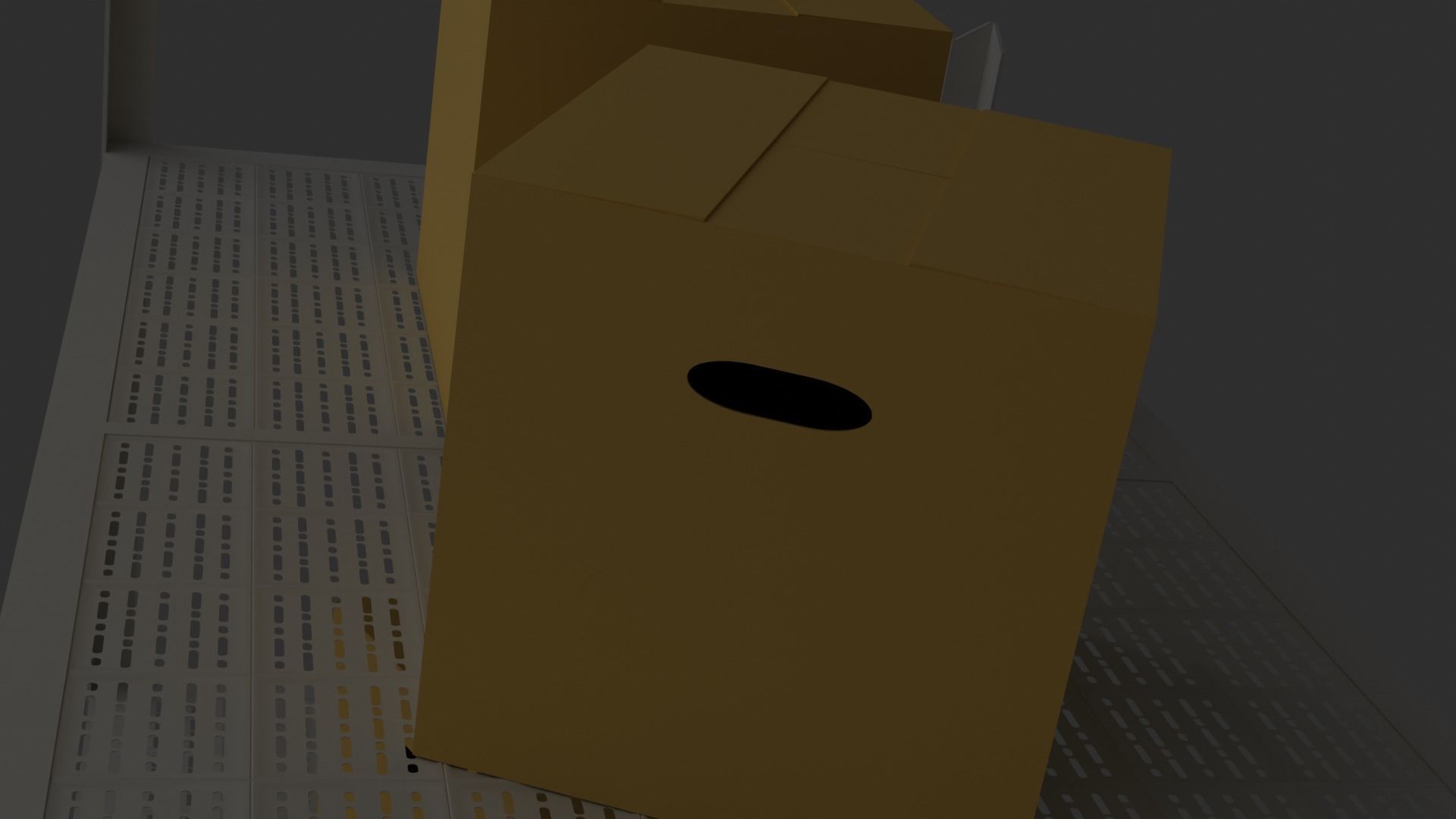 Warehouse rack 3D model_3