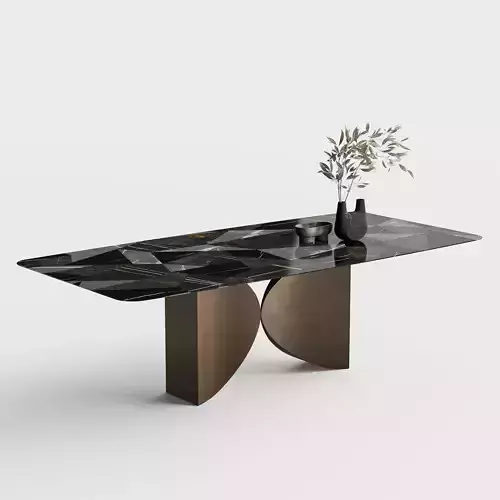 Lago Meet Table with Vase Decoration