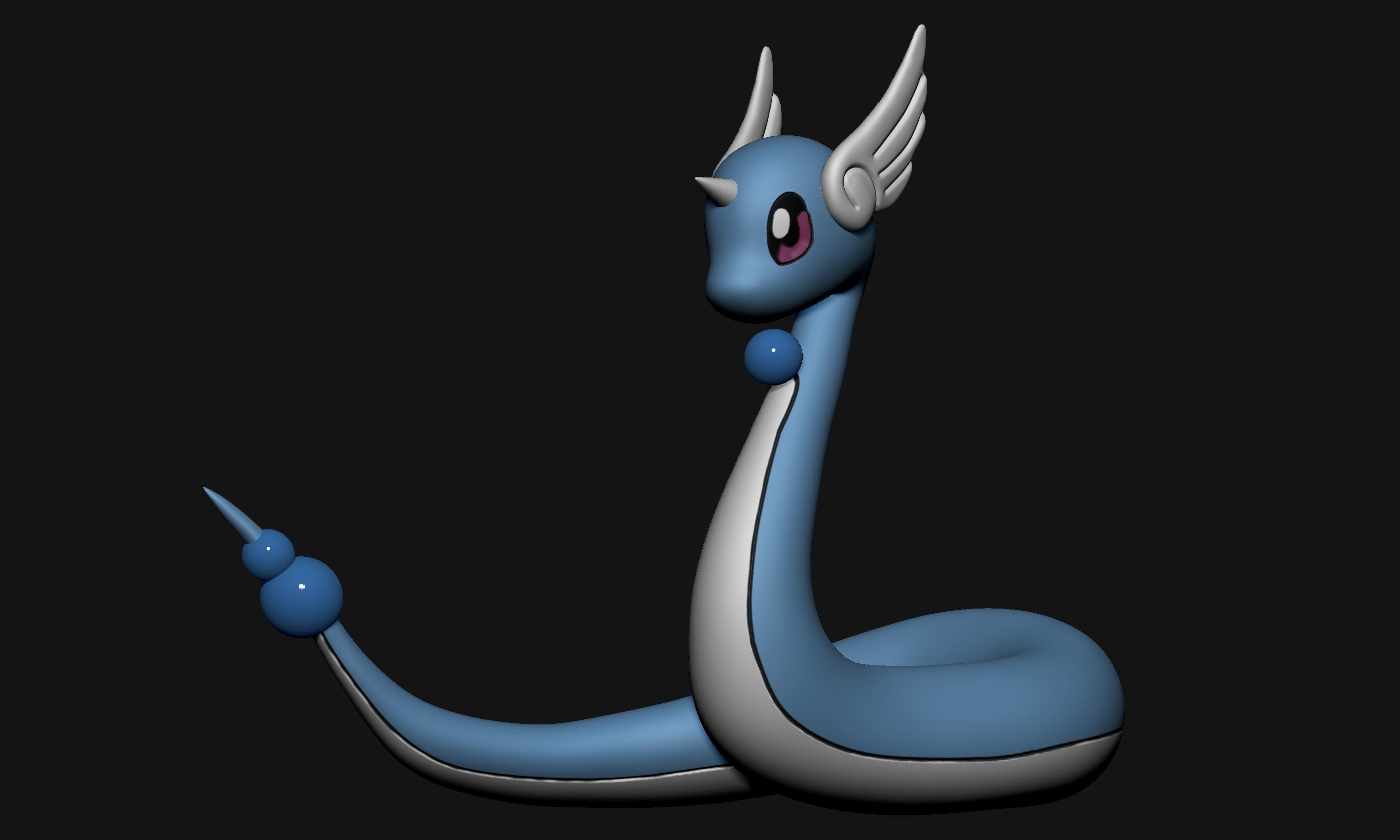 Pokemon - Dragonair 3D print model_6