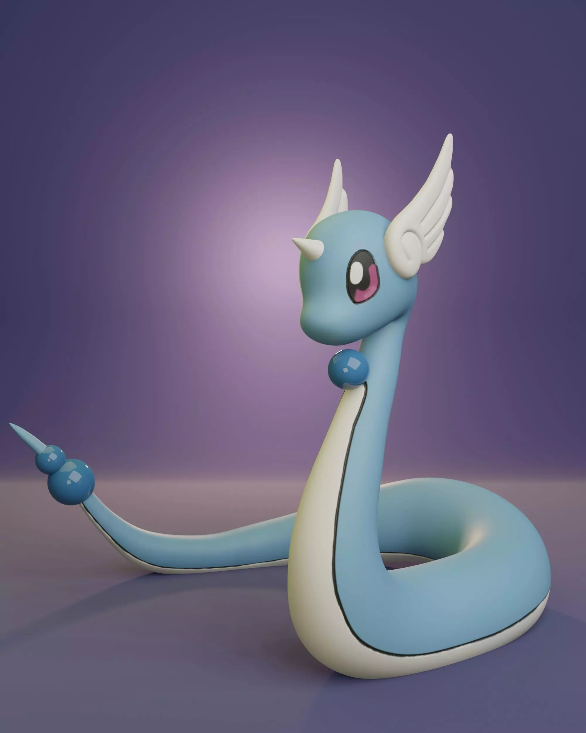 Pokemon - Dragonair 3D print model_0