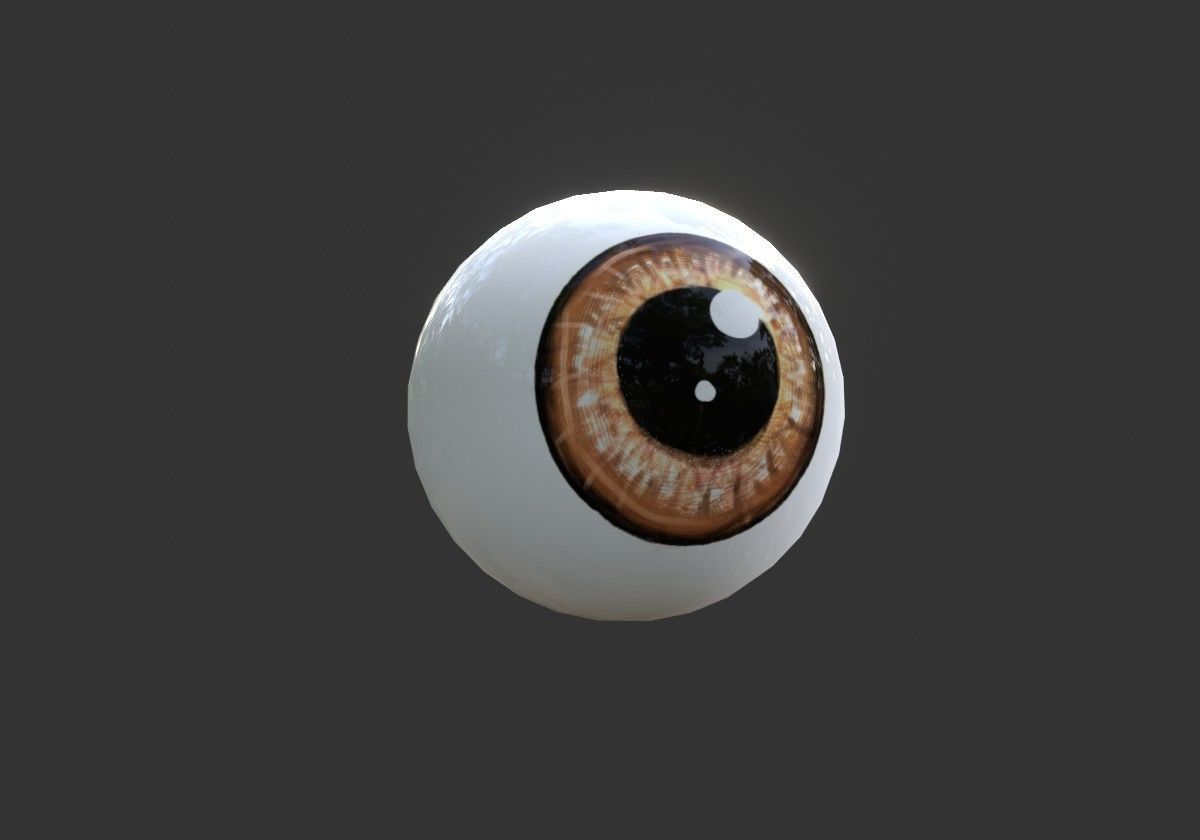 12 eye textures pack Low-poly 3D model_9