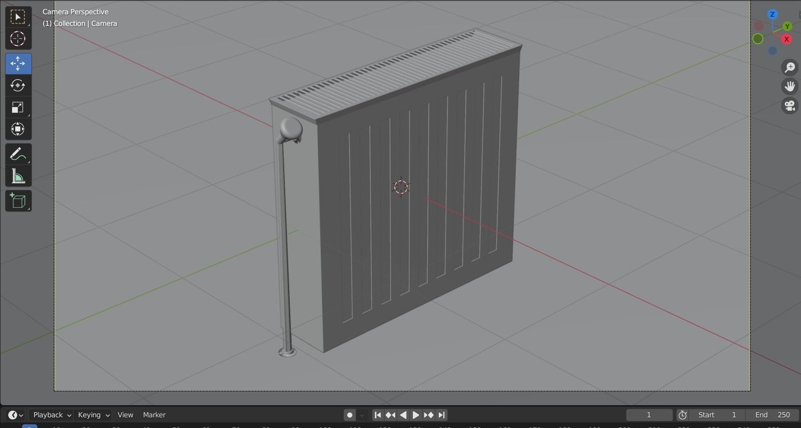 Radiator 3D Model Free 3D model_1