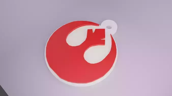 Star Wars Rebel Alliance keychain 3D print model